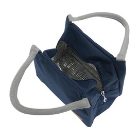 CAPASTEC Lunch Bag Insulated Reusable Large Capacity for Office Work Picnic Beach Travel 22x14x17cm 1pcs Blue