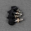 FLEOR 4pcs Black Ukulele Tuning Pegs Pin Machines Tuners String