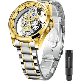 Tiong Men's Quartz Watch with Calendar Dial, Waterproof, Luminous Hands, Fashionable Gift for Men, Klw-02, Bracelet