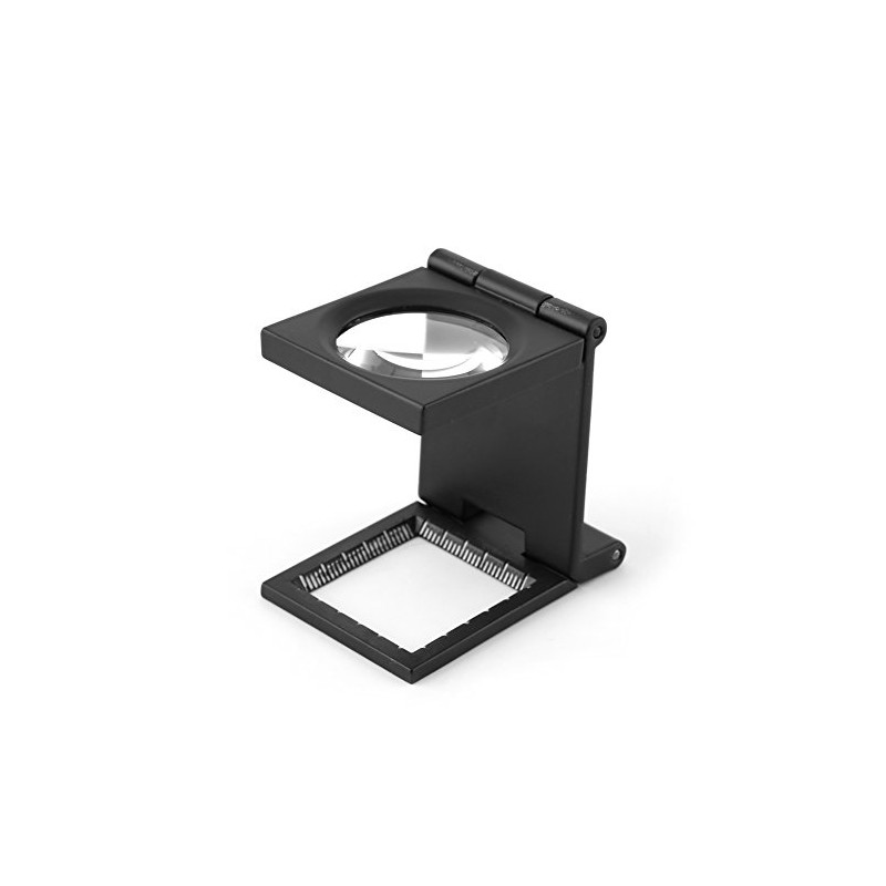 Folding Pocket Magnifier,Magnifying Glasses 0X Pocket Standing Foldable Magnifier Loupe