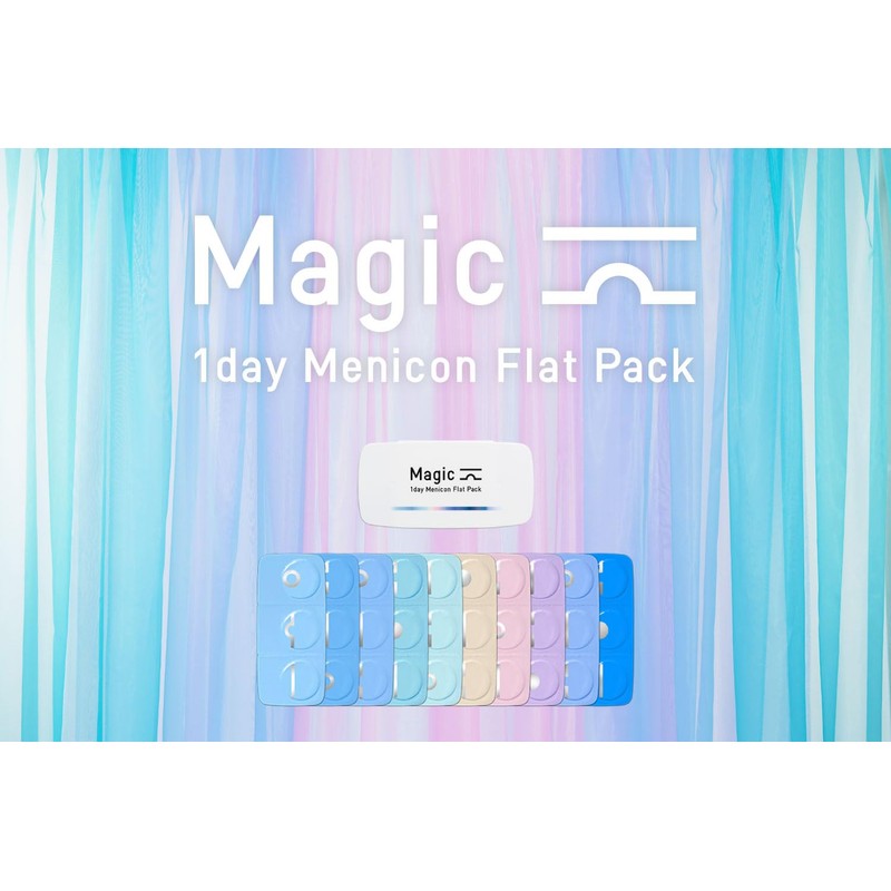 メニコンマジック(30枚入) 1箱(1日使い捨て コンタクトレンズ) 【BC】8.6 【PWR】-4.00