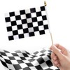 Racing Car Flags on a Wooden Stick 20 PCS Checkered