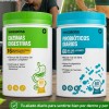 Kit Digestivo Enzimas Probióticos Prebióticos 120 Cápsulas