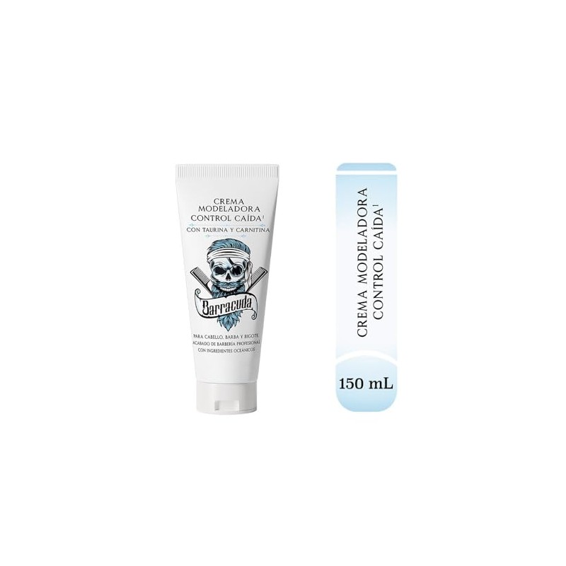 Barracuda Crema para el Cabello Moderladora Anti caida 150g, Alta