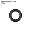 sourcing map Pack of 5 O Ring Sealing Rings Rubber