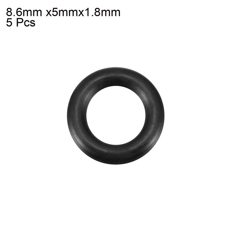 sourcing map Pack of 5 O Ring Sealing Rings Rubber