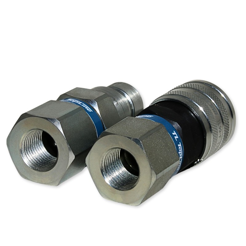 1/2" Body with 1/2" BSP (British Standard Pipe) Thread |