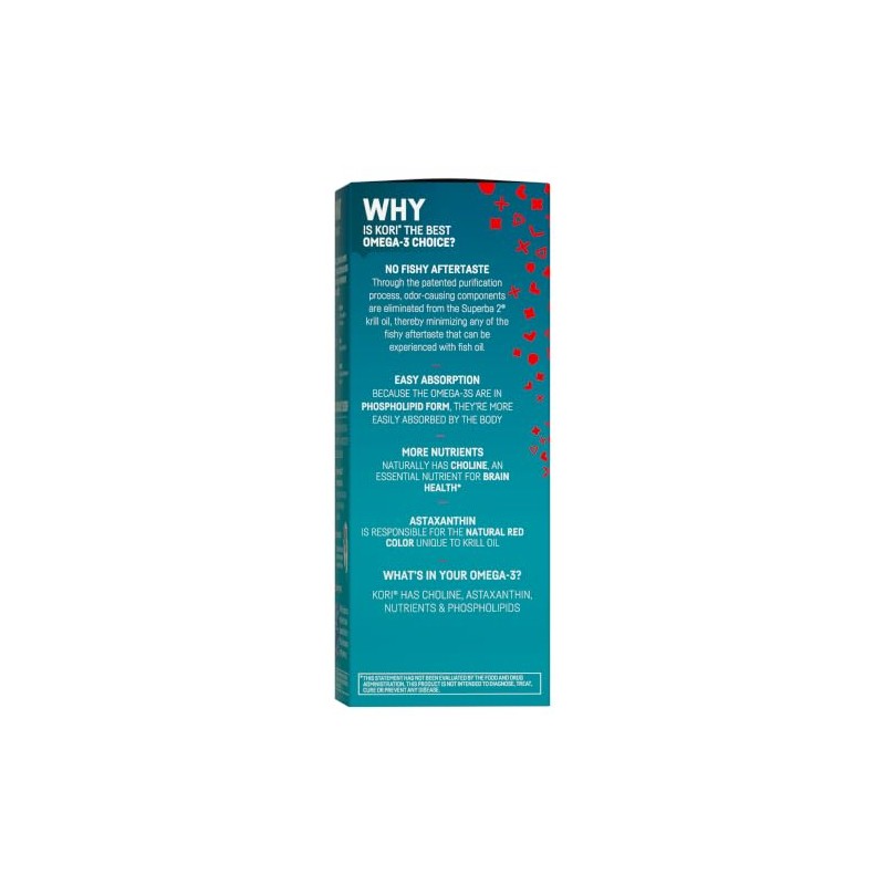 Kori Krill Suplemento de Omega 3 de aceite de krill