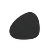 Lind DNA Nupo Glass Mats, Leather, Black, 11 x 0.2
