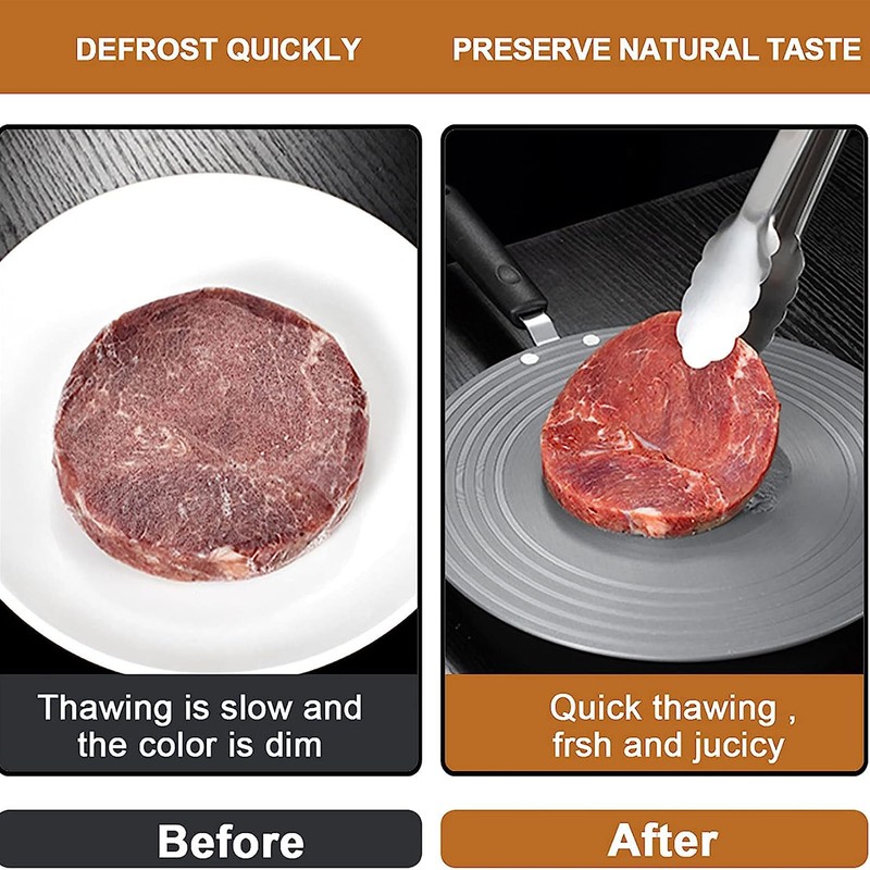 Cooking Heat Conduction Plate with Handle 6mm Aluminum Alloy Heat