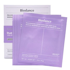 Biodance Rejuvenating Caviar PDRN Real Deep Mask 4 sheets / 바이오던스 리쥬비네이팅 캐비어 PDRN 리얼 딥 마스크 4매