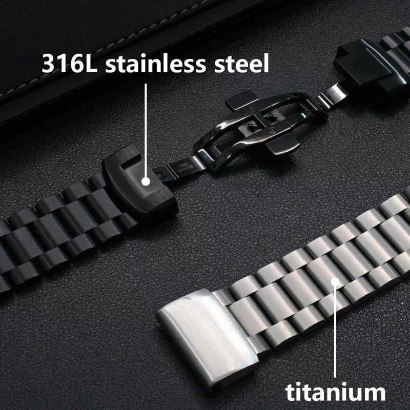 Unbranded 26mm Titanium orange Band for Garmin Fenix 8 51mm