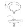NICOR Lighting 5/6-Inch Dimmable 900-Lumen 4000K LED Surface Mount Retrofit