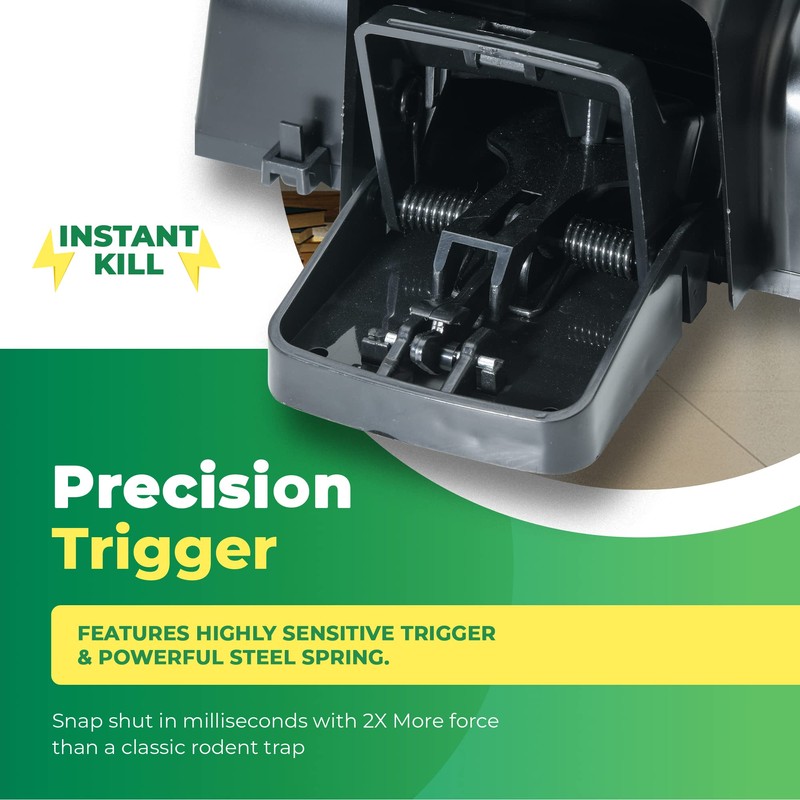 UCatch Rat Traps Indoor and Outdoor - 2 Pack Dual-Entry