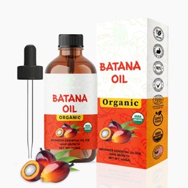 Organic Batana Oil 100 ml - Premium Hair Growth Oil for Thicker, Stronger Hair - 100% Pure & Natural - Rich in Vitamin E & Omega-3 - Ideal for All Hair Types