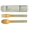 HOME MADE Wood Grain Cutlery Set, Gray 4776944