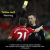 EUZUXU 4 Pack Football Referee Card, Red and Yellow Card
