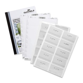 Durable Name Badge Set with Pin 54 x 90 mm (Pack of 20)