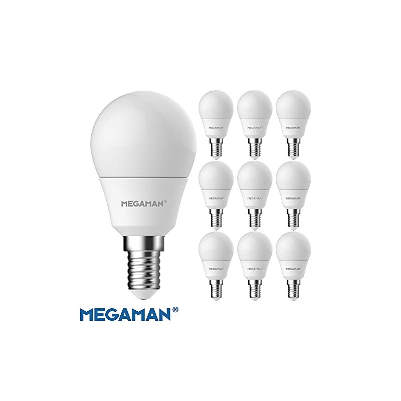 Megaman Pack of 10 x LED 711112 Dimmable Classic Opal