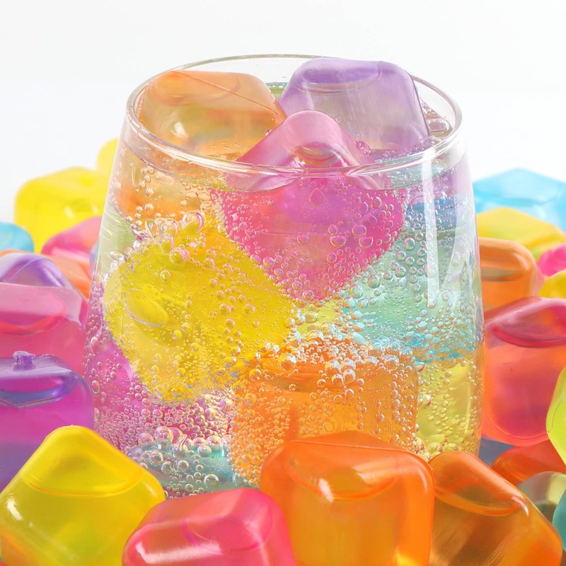 com-four® Reusable Ice Cubes in Various Designs Party Ice Cubes