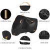 300D Heavy Duty Motorcycle Cover, Seceles All Season Durable Waterproof