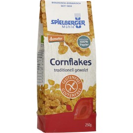 Spielberger Organic Gluten-Free Corn Flakes, Demeter (2 x 250 g)