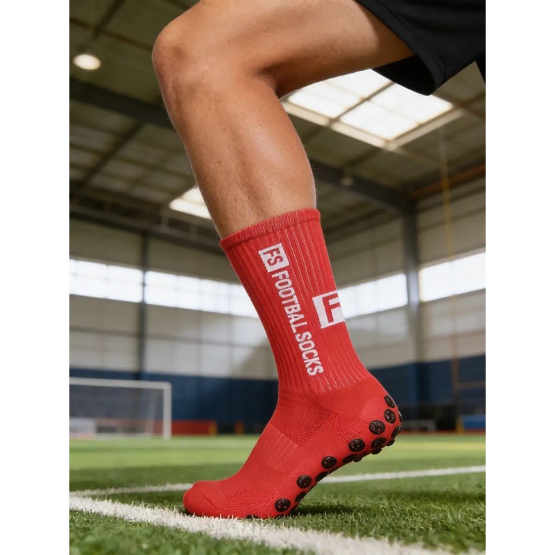 25-28cm Antideslizantes Fútbol Y Manga Media Y Espinillera