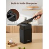 Knife Set, D.Perlla 8-Piece Kitchen Knife Set with Built-in Sharpener,