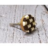 ARTISNO Handmade Round Shape Wood and Resin Kitchen Cabinet Drawer