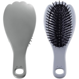 Kai Corporation Cat Poly Hair Brush, Hair Brush, Belly Brush, Mini Bath, Bath, Cat, Cat, Cat, Nyarming, 1 Piece