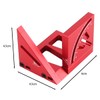 Laroal 3d Multi Angle Measuring Ruler Woodworking Square Tool Marking