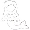 Birkmann 1010720110 Floating Mermaid Cookie Cutter, 9 cm, synthetic, Grey,