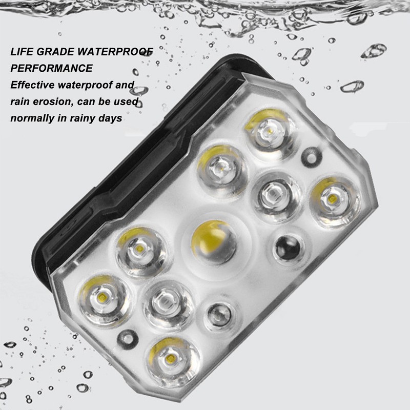 LED Head Light Fixed Focus Sensor Super Bright IPX4 Waterproof