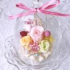NEW 3 Diana Roses Preserved Flowers, Glass Dome Display, Purple