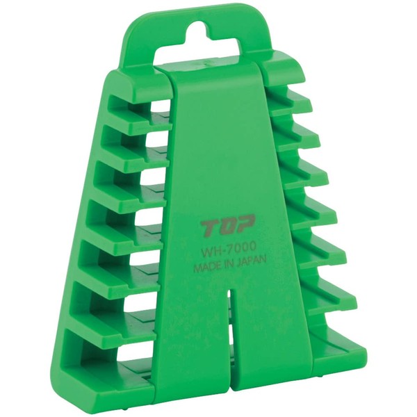 Top Industry (TOP) WH-7000G Wrench Holder, Green, 7-Piece Storage Spanner