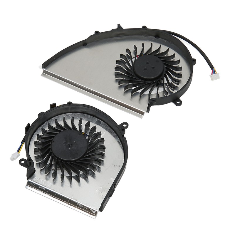 Cooling Fan 4 Pin Aluminum Alloy ABS Easy Replaceable Laptop