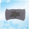 IWOWHERO Woolen Yarn Headband for Women and Girls Simple Flower
