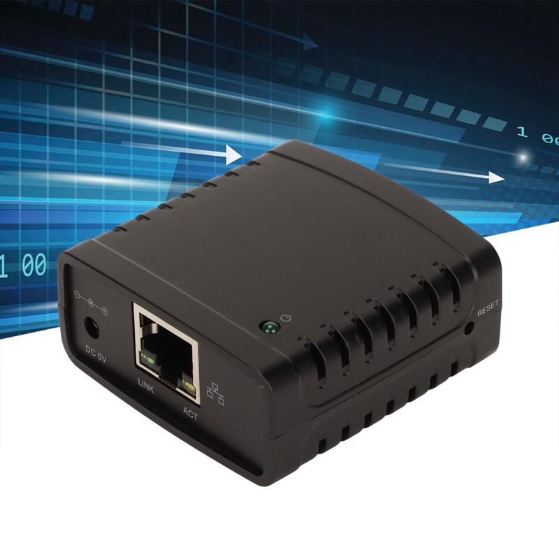 USB Print Server TCP IP LPR Print Server 10Mbps 100Mbps