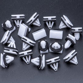 Rexka 20pcs Rocker Molding Retainer Clip Screw Compatible with Ford W716352-S300 Edge Escape F-150 Mustang Lincoln Continental MKX W716352S300