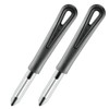Westmark Gentle, 280622E3 Peelers with Fixed Blade, Plastic/Stainless Steel, Black,