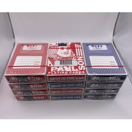 PAULSON Poker Playing Cards UBet Casino (24 Decks) - Red/Blue NEW SEALED (Paulson brand)