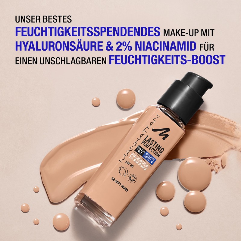 Manhattan Lasting Perfection 35 HR Ultra Long Lasting Liquid Makeup