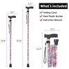 Cane for Women for Stability, Sleek, Lightweight Walking Cane for