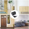4R Quattroerre.it 10542 Tiras Adhesivas para Coche, Color Negro, 100