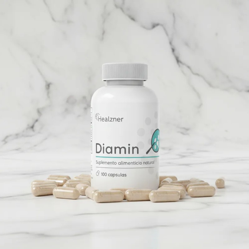 Diamin Suplemento Alimenticio Regula Azúcar 100 Caps Sin Sabor
