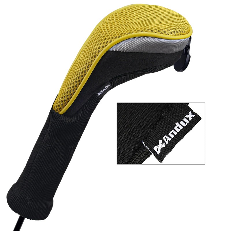 Andux 3Pack Long Neck Golf Hybrid Club Head Covers Dial