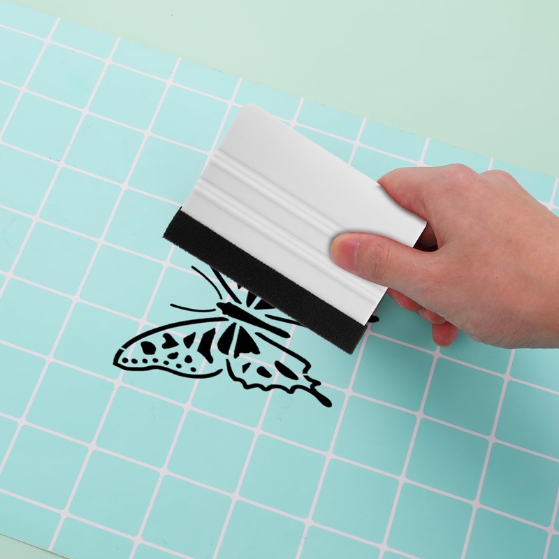 2Pcs Vinyl Squeegee Tool Felt Edge Squeegee Decal Squeegees Remove