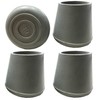Replacement Walker/Commode Tips, 7/8 inch / 2.2 cm Diameter (Gray,