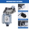 Outdoor Outdoor Socket Waterproof IP66 Socket 1-Way with Hinged Lid