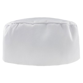 Morefaz Men Women Classic New Hot Popular Pleated Chefs Catering Hat Cook Food Prep Kitchen Restaurant Round Cap MFAZ Ltd (L/XL, White)